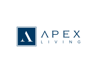 Apex Living  logo design by mashoodpp