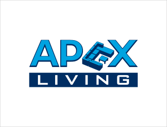 Apex Living  logo design by catalin