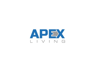 Apex Living  logo design by MUSANG