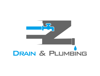 EZ Drain & Plumbing logo design by qqdesigns