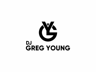 DJ Greg Young logo design by CreativeKiller
