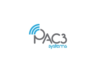 PAC3 Systems logo design by MastersDesigns