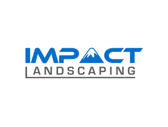 Impact landscaping logo design by keylogo