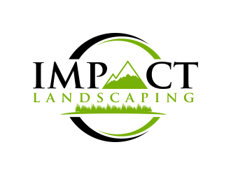 Impact landscaping logo design by imagine