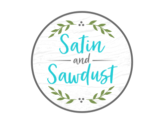Satin and Sawdust logo design by Dakon