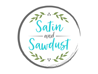 Satin and Sawdust logo design by Dakon