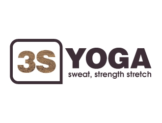 3S yoga (sweat, strength stretch) logo design by nexgen