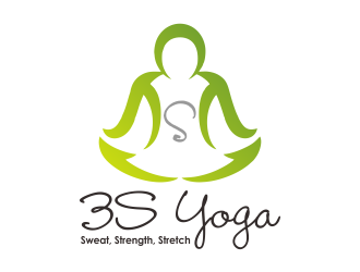 3S yoga (sweat, strength stretch) logo design by ROSHTEIN