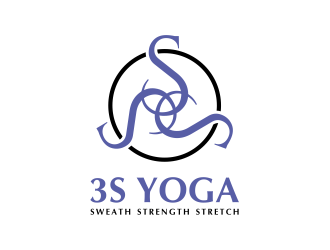 3S yoga (sweat, strength stretch) logo design by cintoko