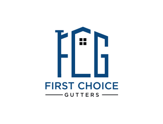 First Choice Gutters /  logo design by LOVECTOR