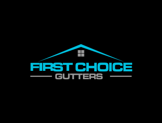 First Choice Gutters /  logo design by afra_art