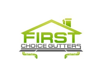 First Choice Gutters /  logo design by mewlana