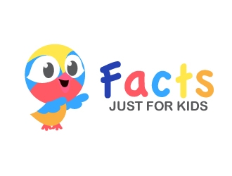 Facts Just for Kids logo design by Dawnxisoul393
