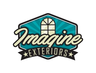 Imagine Exteriors   logo design by Aelius
