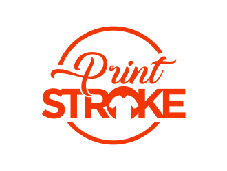 Print Stroke logo design by IrvanB