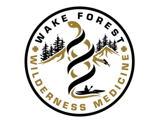 Wake Forest Wilderness Medicine logo design by gogo