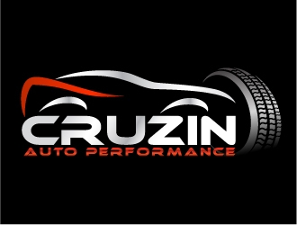 Cruzin auto performance  logo design by Dawnxisoul393