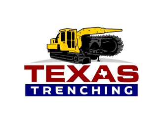 Texas Trenching  logo design by jaize