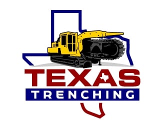 Texas Trenching  logo design by jaize