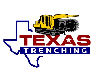 Texas Trenching  logo design by jaize