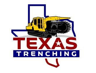 Texas Trenching  logo design by jaize
