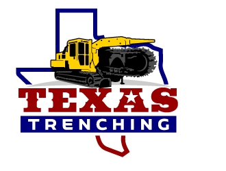 Texas Trenching  logo design by jaize