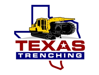 Texas Trenching  logo design by jaize