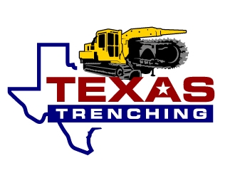 Texas Trenching  logo design by jaize