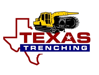 Texas Trenching  logo design by jaize