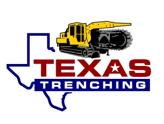 Texas Trenching  logo design by jaize