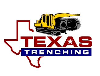 Texas Trenching  logo design by jaize