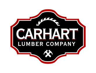 Carhart Lumber Company logo design by kunejo