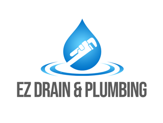 EZ Drain & Plumbing logo design by kunejo