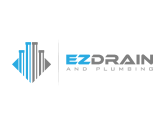 EZ Drain & Plumbing logo design by pencilhand
