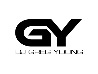 DJ Greg Young logo design by kunejo