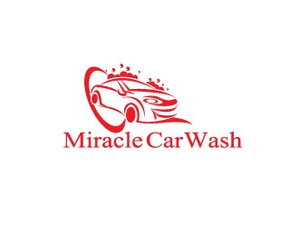 Miracle Car Wash logo design by Webphixo