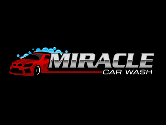 Miracle Car Wash logo design by kunejo