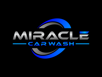 Miracle Car Wash logo design by ubai popi