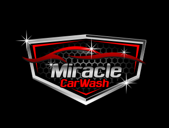 Miracle Car Wash logo design by serprimero