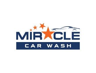 Miracle Car Wash logo design by cemplux