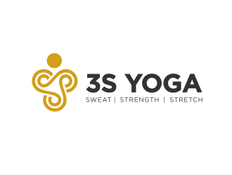 3S yoga (sweat, strength stretch) logo design by mashoodpp