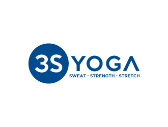 3S yoga (sweat, strength stretch) logo design by denfransko
