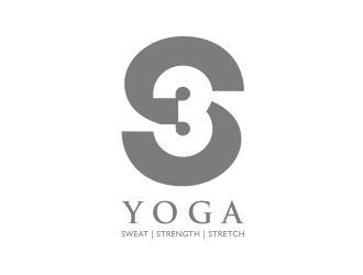 3S yoga (sweat, strength stretch) logo design by yunda
