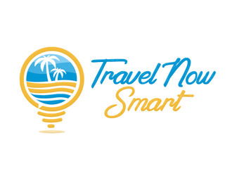 Travel Now Smart logo design by megalogos