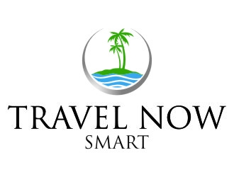 Travel Now Smart logo design by jetzu