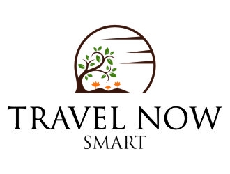 Travel Now Smart logo design by jetzu