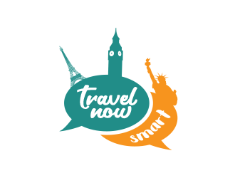 Travel Now Smart logo design by AdenDesign