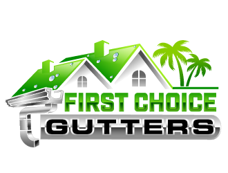 First Choice Gutters /  logo design by THOR_