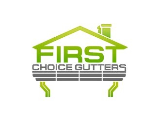 First Choice Gutters /  logo design by mewlana