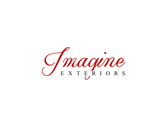 Imagine Exteriors   logo design by haidar